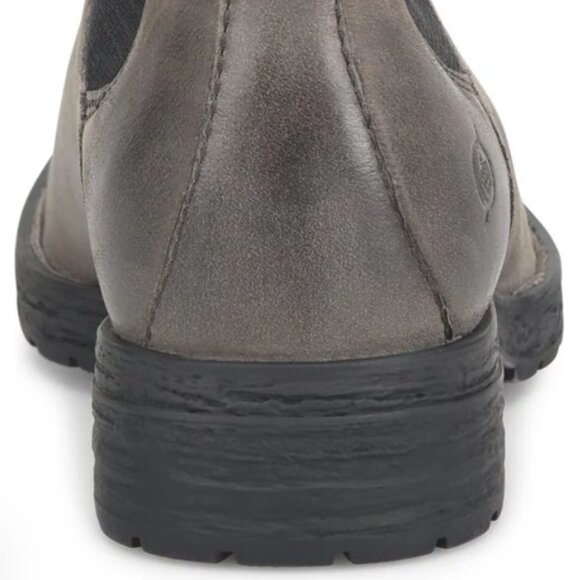 Brand New Born Cove Grey Leather Women's Pull-On Boots - Picture 10 of 11